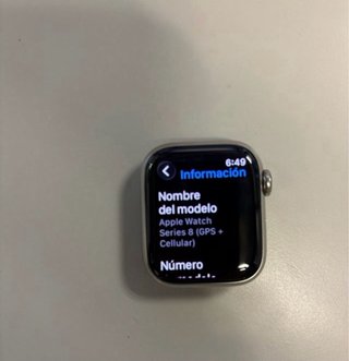 AppleWatch(Acero inoxidable)Series8 41mmNEGOCIABLE