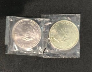Plata. 2 Monedas 2000 Pesetas Plata Precintadas