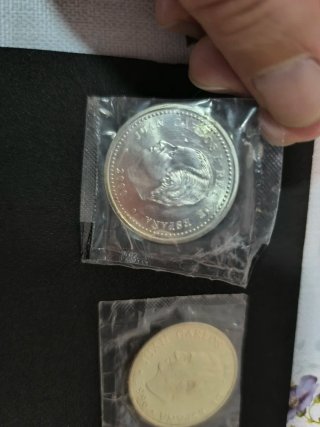 Plata. 2 Monedas 2000 Pesetas Plata Precintadas
