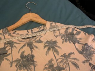 Camiseta Bershka Palmeras Talla S