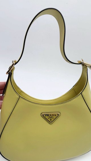 Bolso Hombro Prada Cleo Cedro Piel