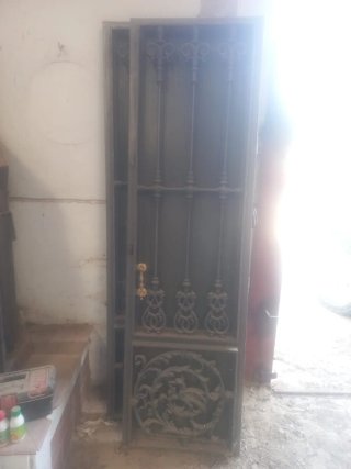 Puerta de hierro forjado de  entrada