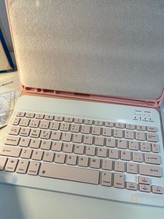 Funda Teclado iPad Air/Pro 10.5 Rosa