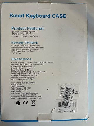Funda Teclado iPad Air/Pro 10.5 Rosa
