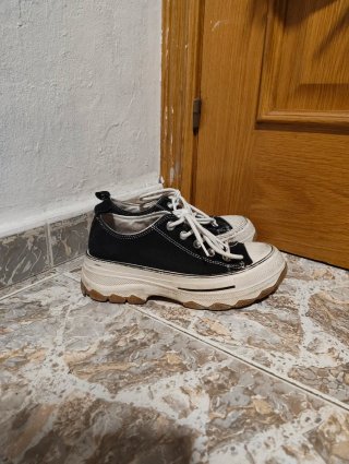 Zapatillas Converse plataforma negras talla 38