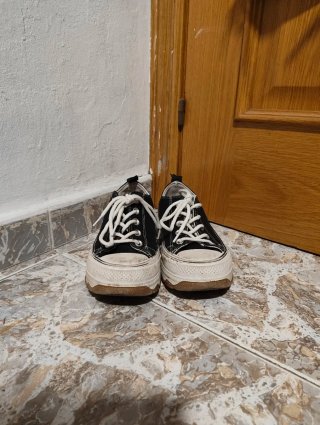 Zapatillas Converse plataforma negras talla 38