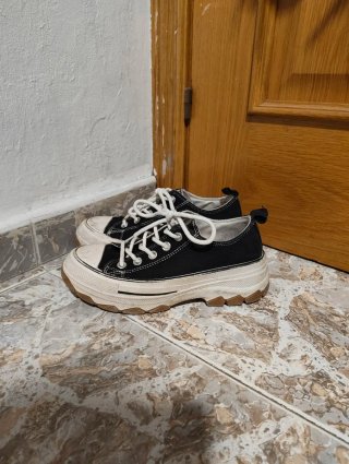 Zapatillas Converse plataforma negras talla 38