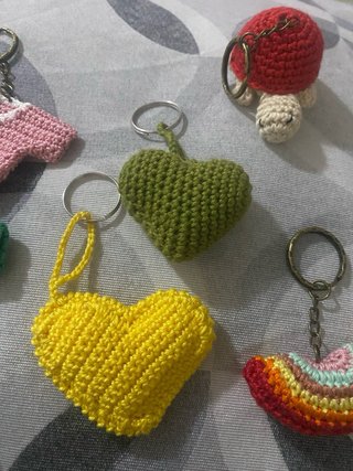 Portachiavi uncinetto fatti a mano prezzo caduno