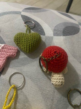Portachiavi uncinetto fatti a mano prezzo caduno