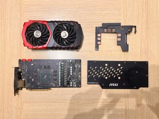 TARJETA GRÁFICA MSI GTX 1080 GAMING X 8GB PIEZAS