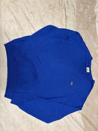 Jersey caballero Lacoste azul Talla L (5)