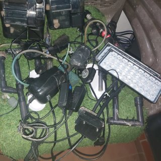 Lote acuarios y accesorios