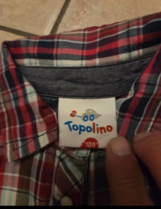 Camicia Topolino bambino 104 cm cotone