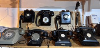 Teléfono antiguo Weiman baquelita