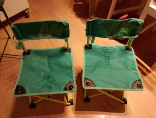 Sillas bajas infantiles de camping
