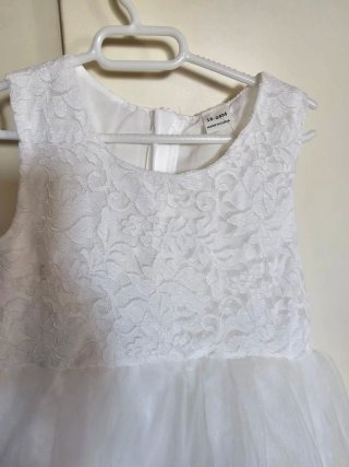 Vestido fiesta niña encaje tul
