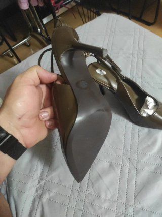 Zapatos de tacón SOYOB marrones( zara)