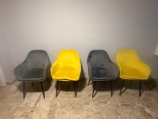 Juego de 4 sillas de comedor