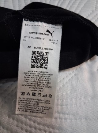 Camiseta Puma Negra T/36