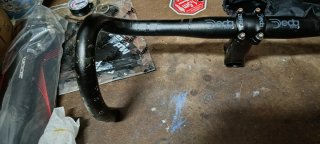 Manillar y potencia Deda Zero aluminio
