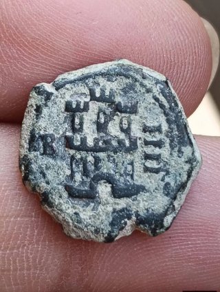 Lote de 4 monedas antiguas de cobre