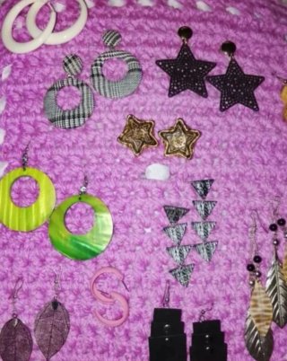 11 Pares Pendientes Artesanales Boho Flamenco