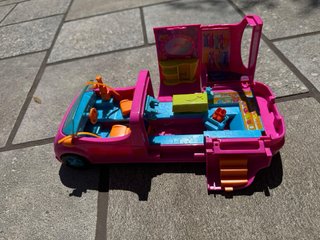 Pack  Polly Pocket varios coches y piezas