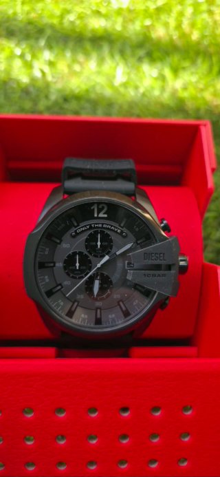 Reloj Diesel Negro Caja Roja Nuevo