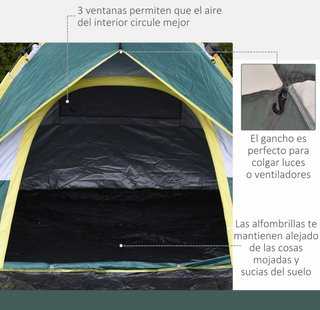 Tienda de campaña plegable
