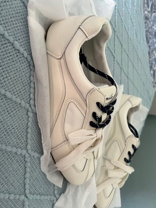 Zapatillas moda estilo NB blancas