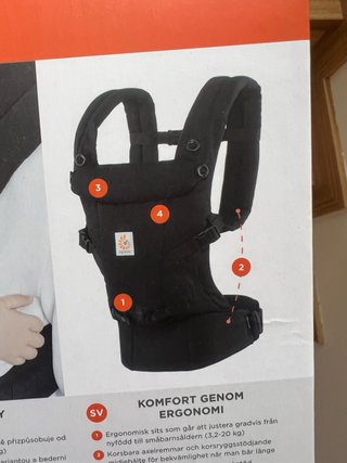Mochila Ergobaby Negra Nueva