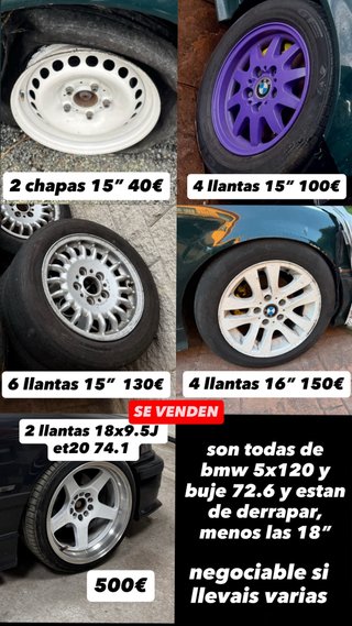 Llantas BMW 5x120