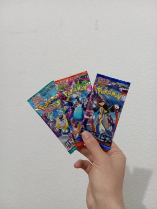 3 sobres Pokémon originales