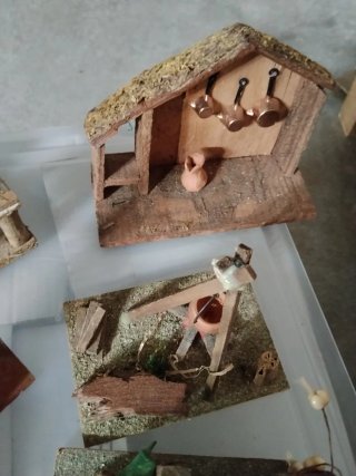 Casitas y tiendas para belén