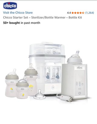 Chicco Set Esterilizador y Calienta Biberones