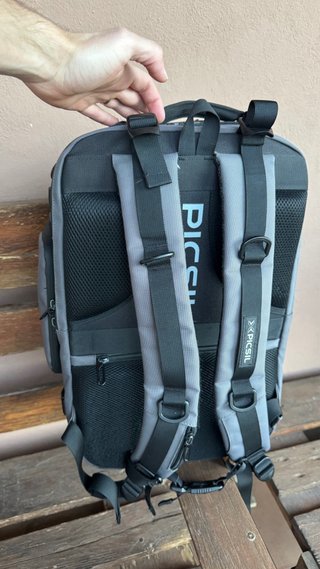 Mochila Táctica Militar Picsil Gris Negra