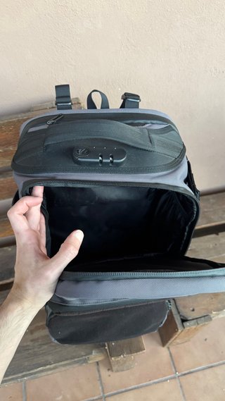 Mochila Táctica Militar Picsil Gris Negra