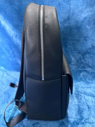 Mochila Lacoste Negra Cuero Sintético
