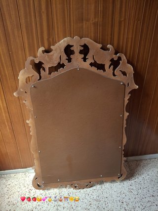Espejo Vintage Dorado Bronce