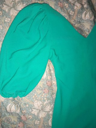 Vestido evento midi verde T-M