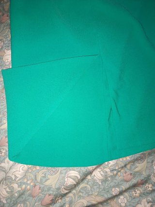 Vestido evento midi verde T-M