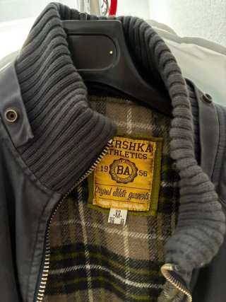 Cazadora Bershka Algodón Gris Talla M