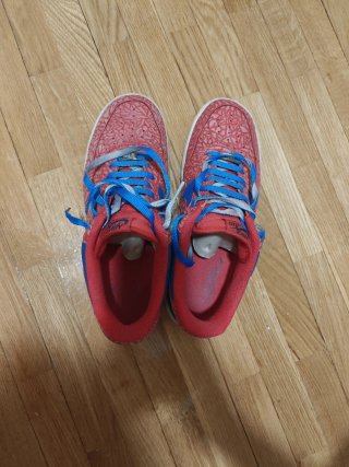 Zapatillas Nike Air Force 1 Azul/Rojo Spiderman