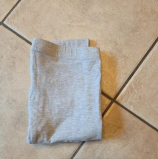 Leggings grigi 7/8 anni