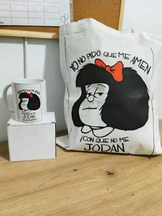 Pack Mafalda: Taza y Bolsa