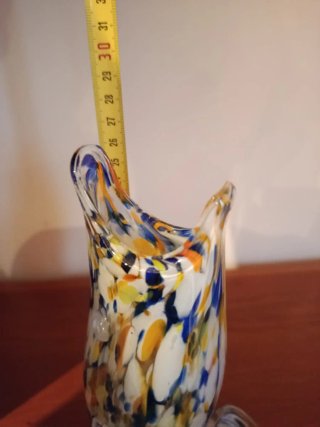 Jarrón Murano Pez Multicolor