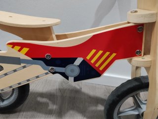 Bicicleta madera niños 2-4 años