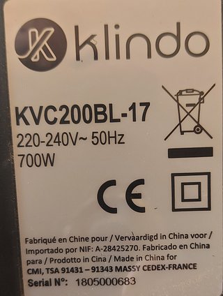 Repuestos aspirador Klindo