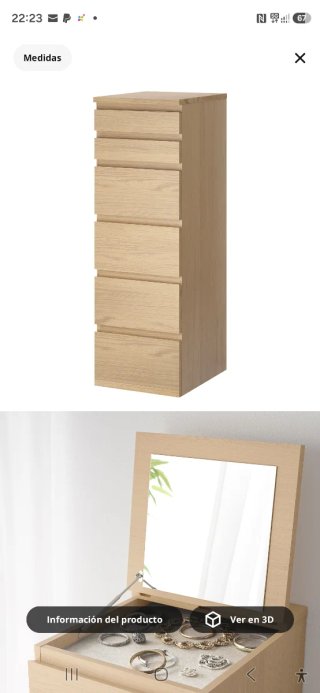 Cajonera Ikea Madera