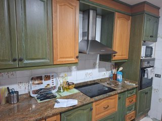Muebles modulares cocina madera y metal